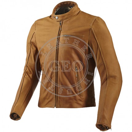 Pakistan Factory Check Price Leather Jackets / 2017 Biker Fashion Collection